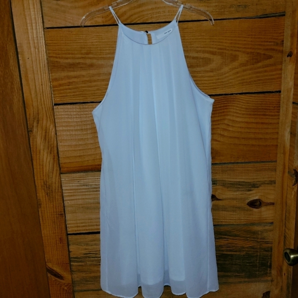 dear apple* Spagetti Strap Dress* White* XL